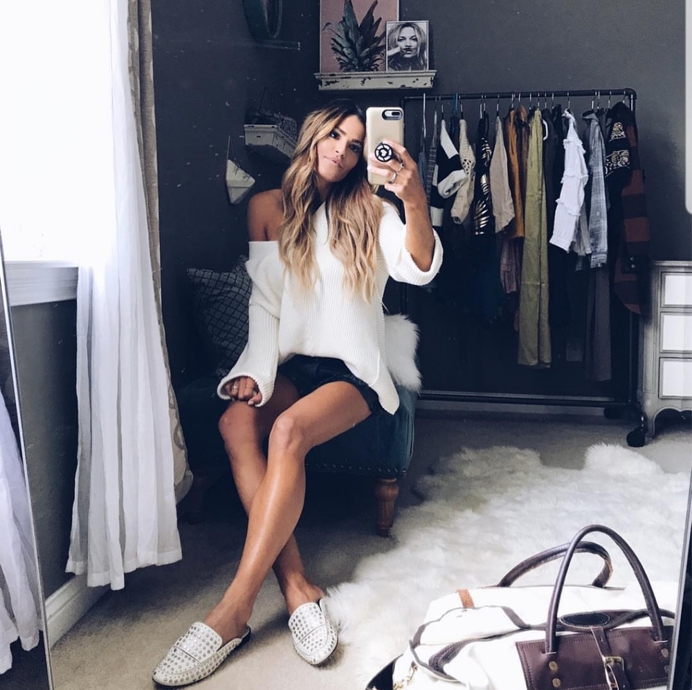 NWT Dolce Vita Off White Leather Mule Size 6
